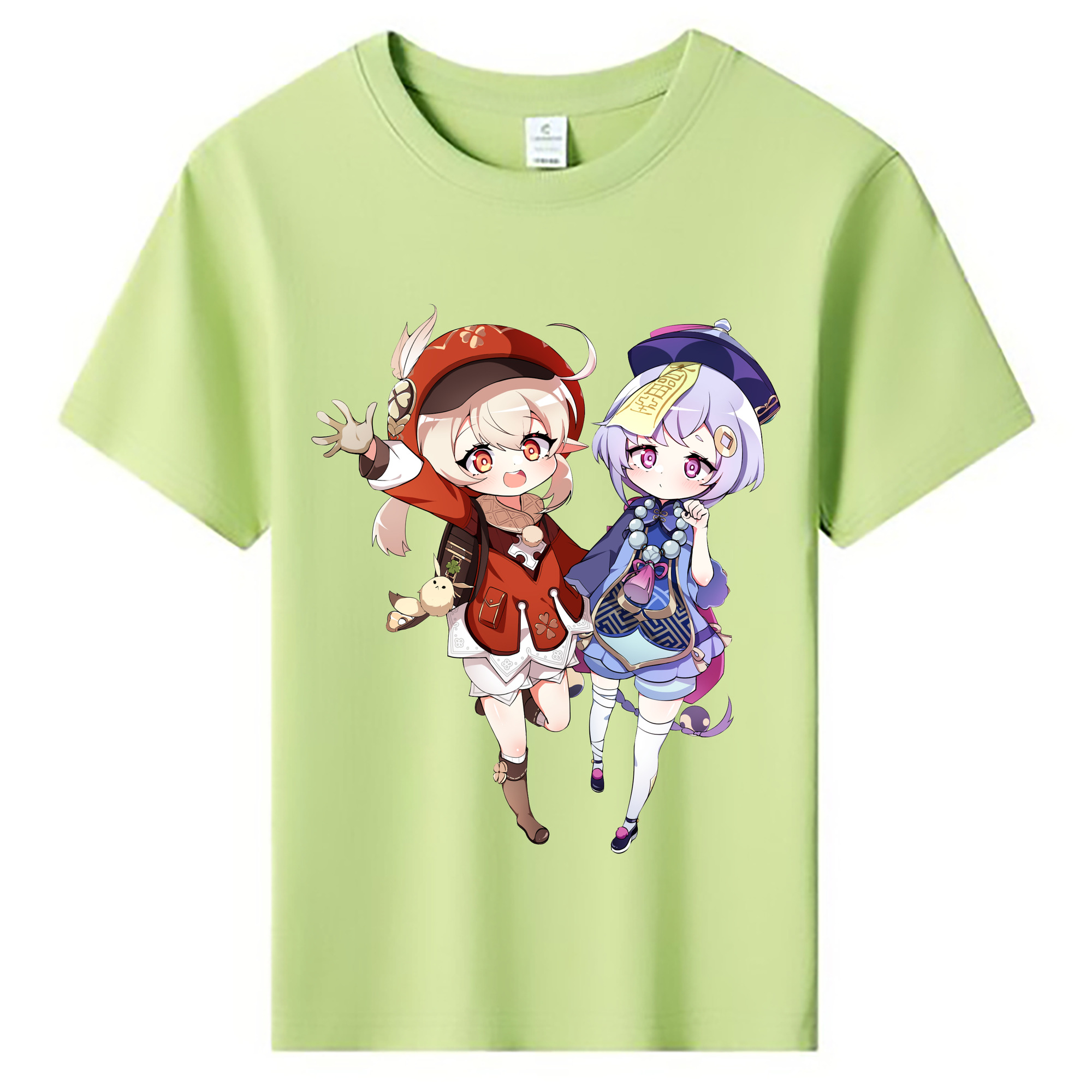 げんし神 七七 なな  genshin Nana 綿100％キッズTシャツ（フロントプリント）